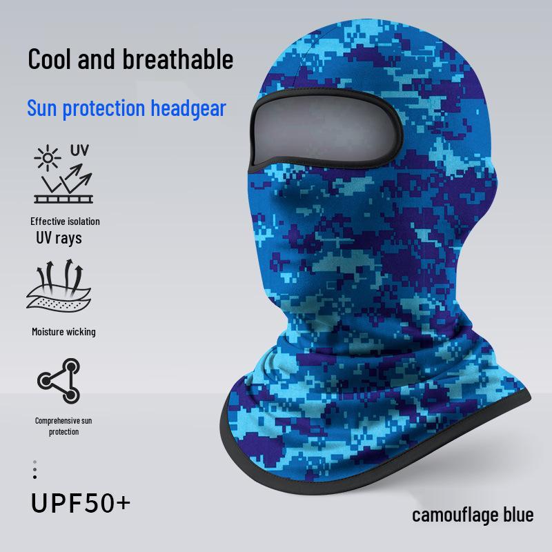 Grenzüberschreitender Gesichts- und Halsschutz-Pullover Eisseide Motorradmaske