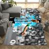 Leo Messi Barcelona Legend Floor Rug Office Rug Perfect for Game Room Entryway Outdoor Study Room Antislip Carpet Anime Office Decor Spiritual Gift