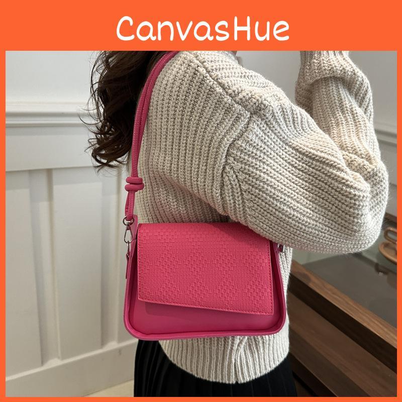 White Contemporary Black Khaki And Pink Small Square Shoulder Bag For Daily Fashion