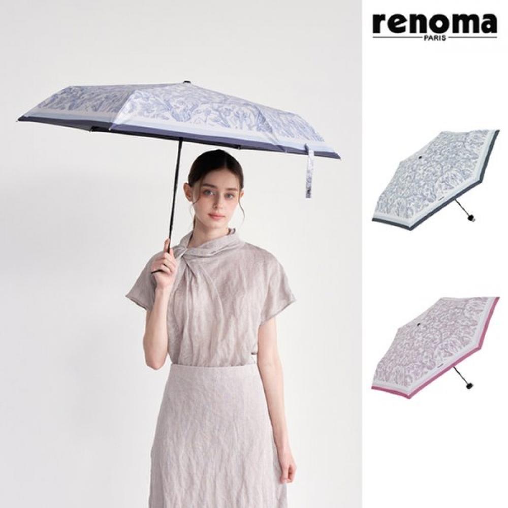 Renoma Uv Protection 99.9 Blackout 3 Fold Manual Mini Umbrella Rsl 2606 navy