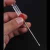 50Pcs  Flat & Slotted Bit Screwdriver with Crystal Handle for Daily Repairs and DIY Projects Steel Construction