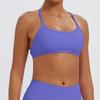 Women Seamless High Stretch Yoga Sports Bra, Lycra Spandex Convertible Removable Straps Fitness Tank Top