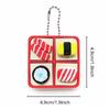 Niedliche Sushi-Tastatur Fidget Schlüsselanhänger 1 Stück Stressabbau PLA 3D Taschenanhänger für Rucksack Dekoration Teenager Tägliche Nutzung Geschenk