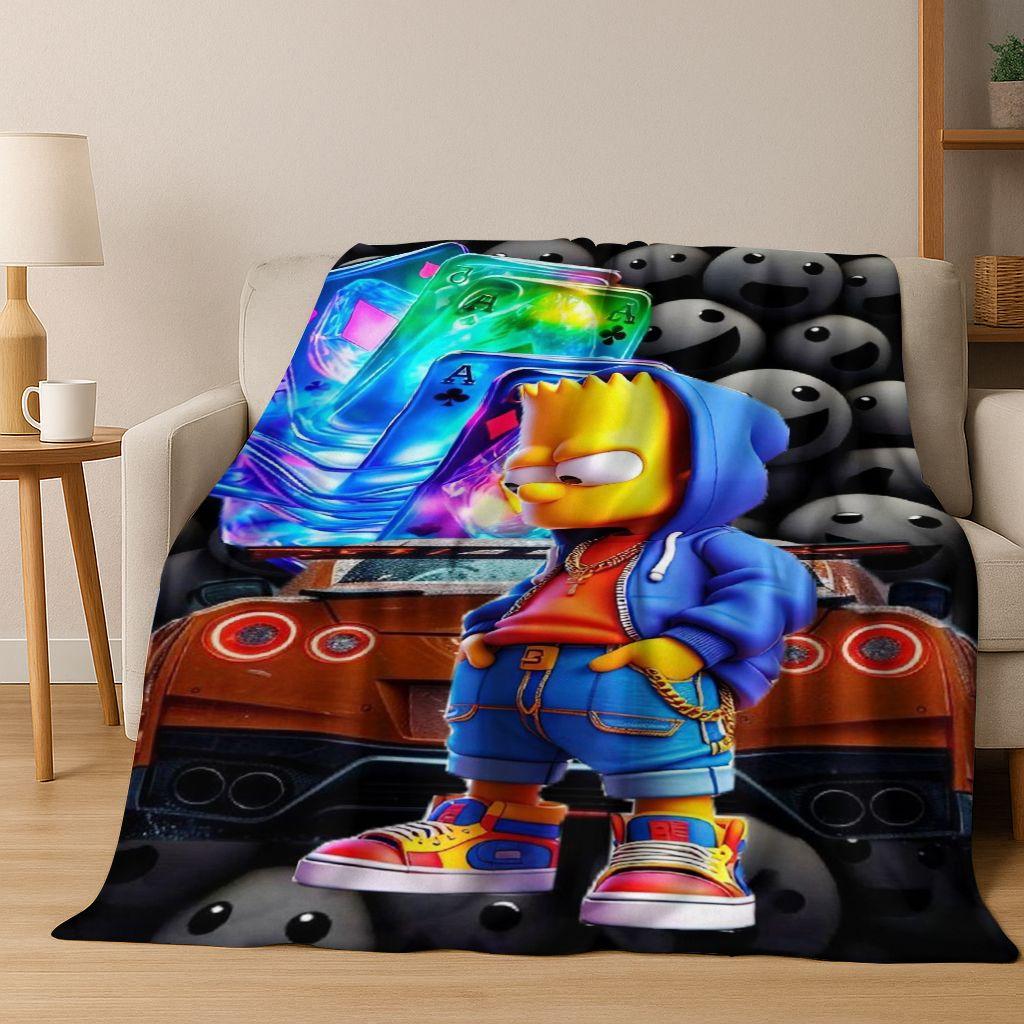 Colorful Tropical Parrot Macaw Natural Birds Art Flannel BlanketCozy Soft Throw Blanket for Home Bedroom Bed Sofa Cover Kids 75x100cm (30x40inch)