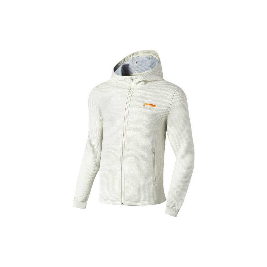 Li Ning Sweatshirt Men s Cream White AWDT171-1 L