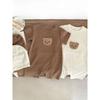 British Lmkl Baby Jumpsuit Summer Thin Bear-Themed Baby Clothes Infant Short-Sleeved One-Piece Romper