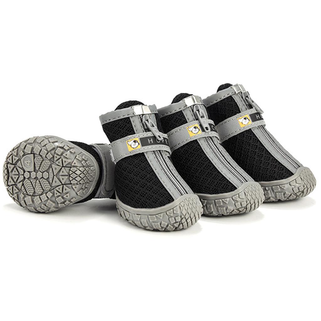 Dog Shoes for Large Dogs Medium Dog Boots Paw Protectors For Winter Snowy Day Summer Hot Pavement Waterproof Anti Slip Sole