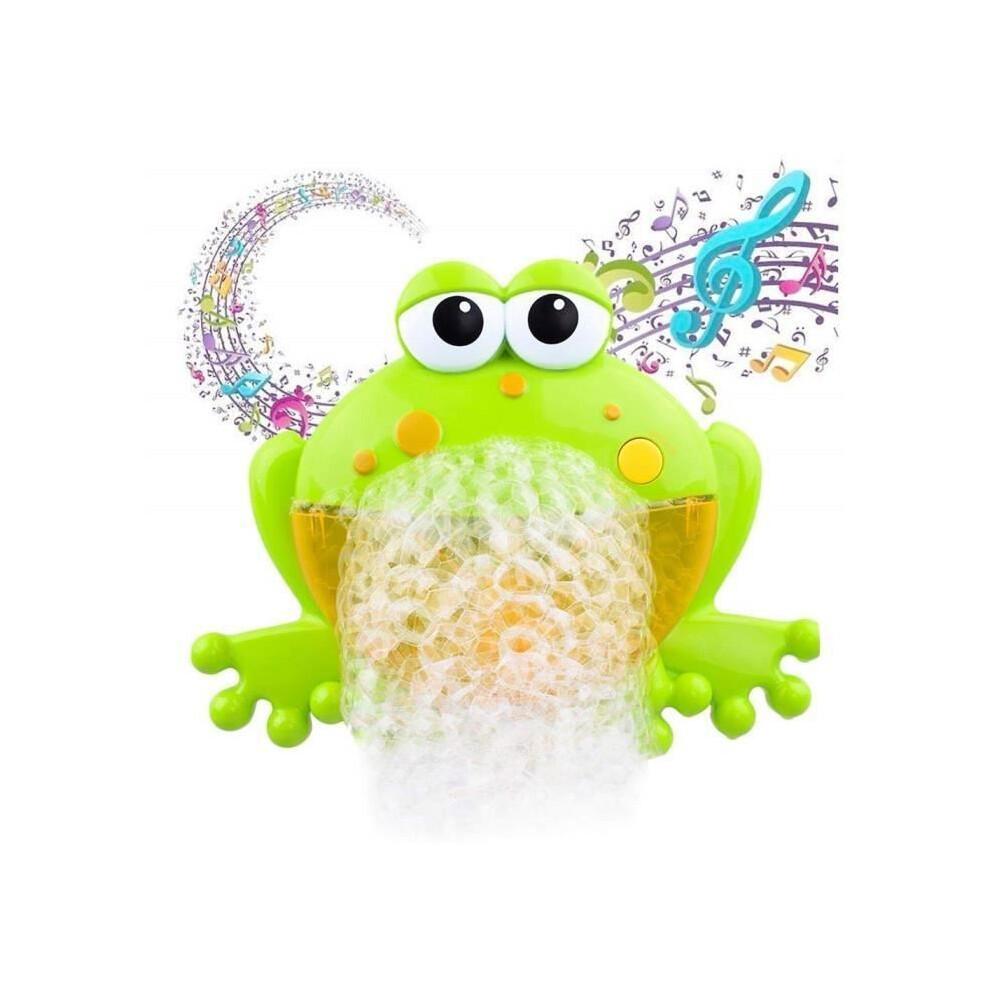 Frog Bubble Machine with 12 Rhymes for Kids Bath Time