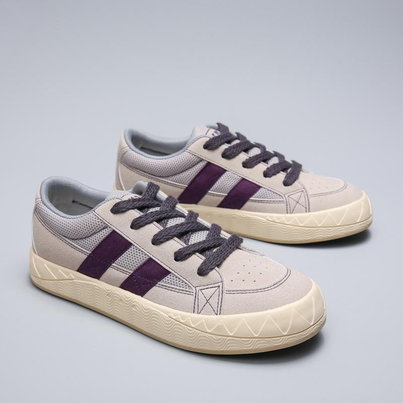 Menn og kvinner anti-skli elskere trend retro fritidssko sommer burst De trening lerret sko net overflate nisje menn sko