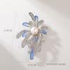 Senior Brooches Flower Leaf Brooch Pins for Women Suit Pendant  Fashion Brooches Jewelry