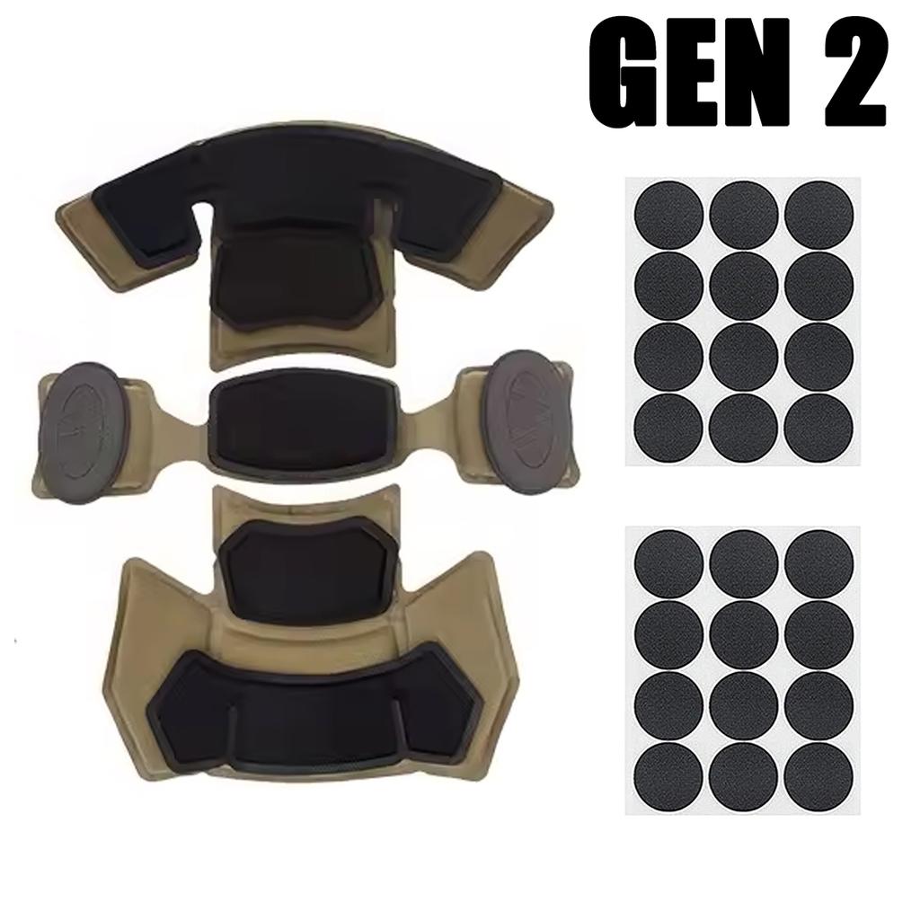 Tactical Wendy Helmet Adjustable Suspension System Fast MICH Helmet Protective Pads Gen4 Memory Spongy Foam Pad Helmet Accessory