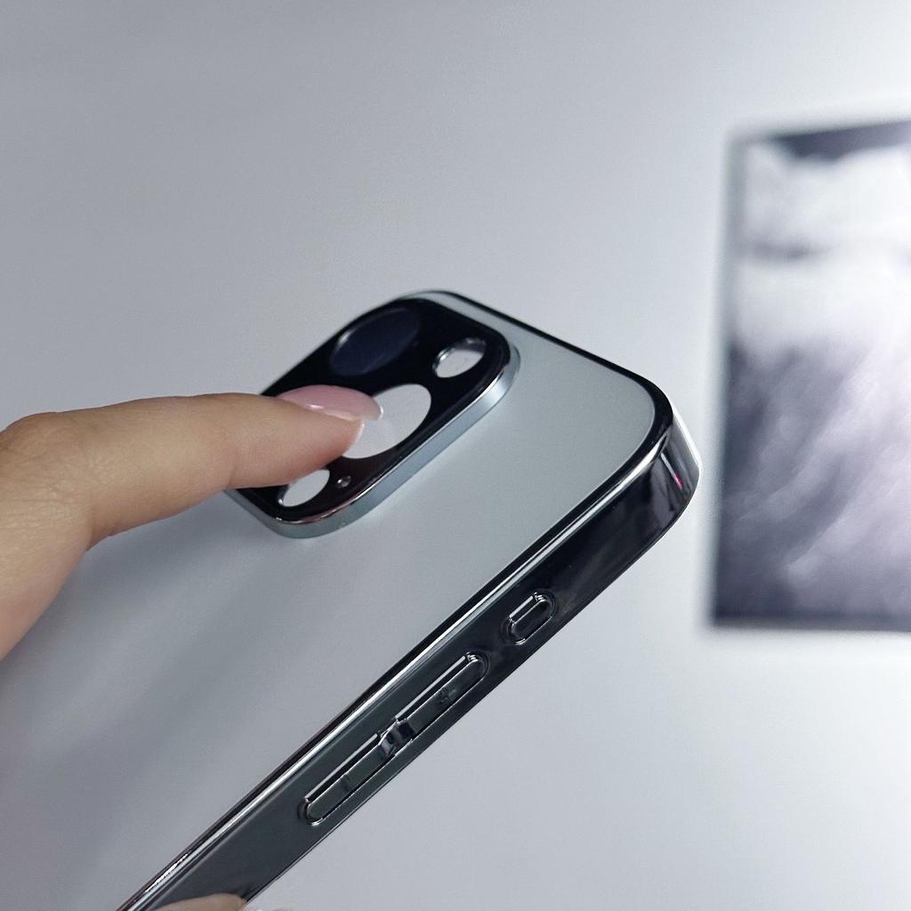 Electroplated Matte Finish Suitable for Apple 16promax Phone Case IPhone15 Lens Film  14PC Full Package  13 Protective Case
