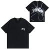 2026SS Letter Print T-Shirt Streetwear Loose Fit Couple Tee Short Sleeve