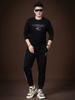 European High-End Round-Neck Sweatshirt for Men, 2025 New Autumn and Winter Long-Sleeve Top, Trendy Brand Rhinestone Casual Jacket
