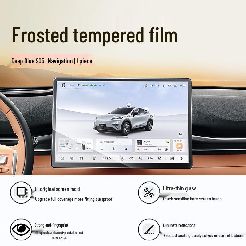 Tempered Glass Screen Protector for 24-26 Changan Shenlan S05 Center Control Display