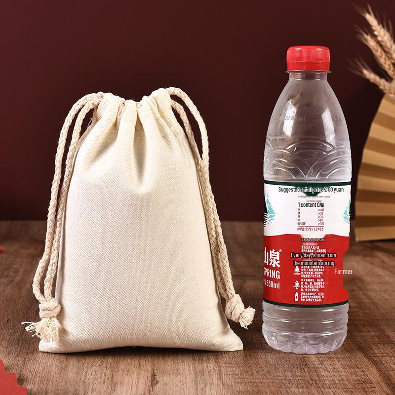 Borsa in Tela con Coulisse Disponibile per Farina, Riso, Polveri o Regali