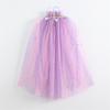 Girls Lightweight Sheer Princess Cape for Fantasy Dressing Up and Birthday Parties Soft Nylon Fabric Costume Accessory