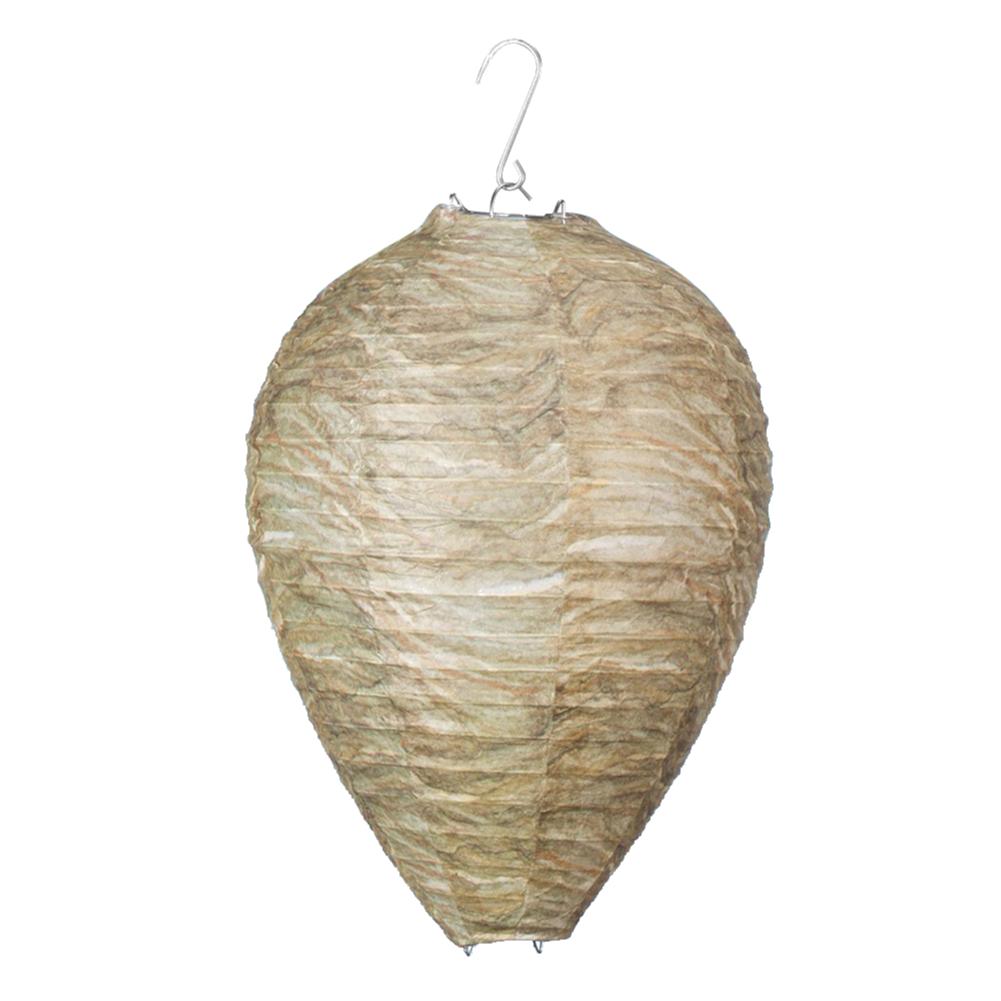 5-1PCS Hanging Wasp Nest Decoy Waterproof Fake Wasp Nest Decoy Nest Decoy Hornets Plastic Insects Paper Drive Beehive Lantern