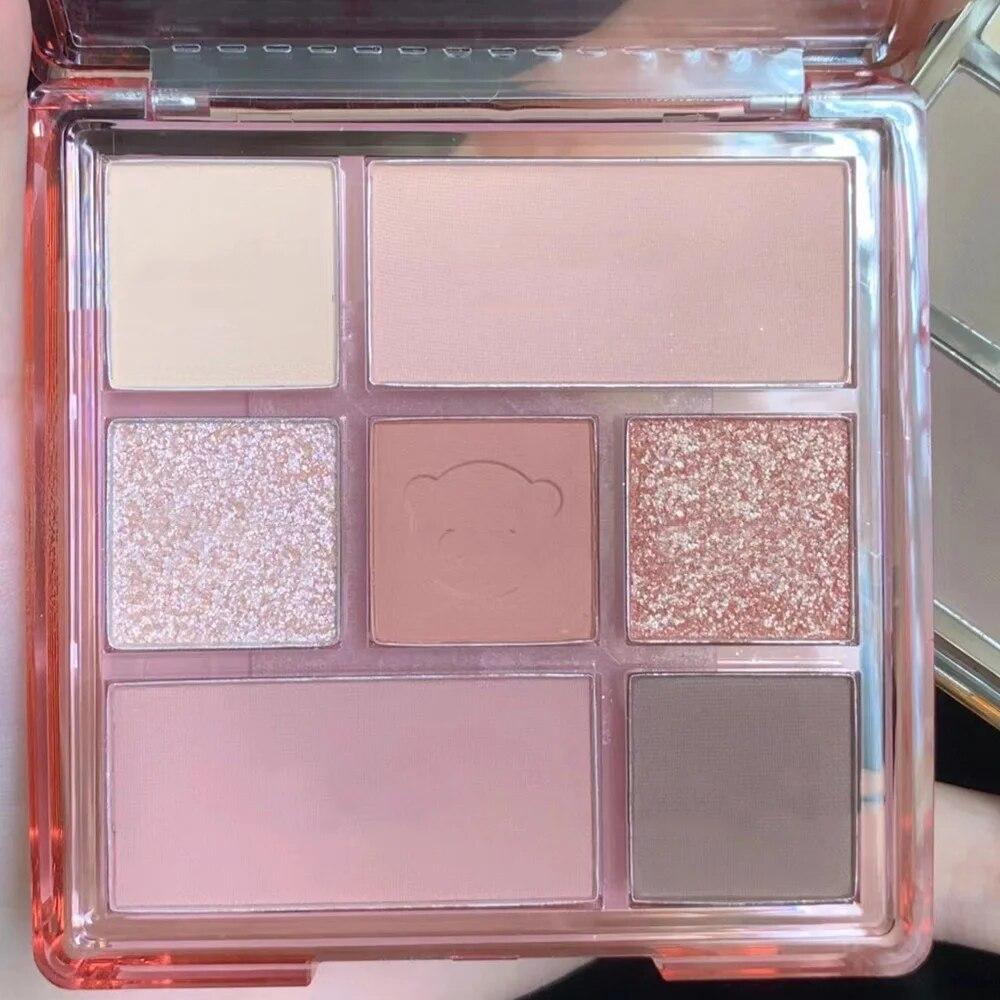 Taca na cienie do powiek paleta o niskim nasyceniu pełna matowa koreańska pigment do makijażu oczu taca na cienie do powiek trwała paleta do makijażu oczu