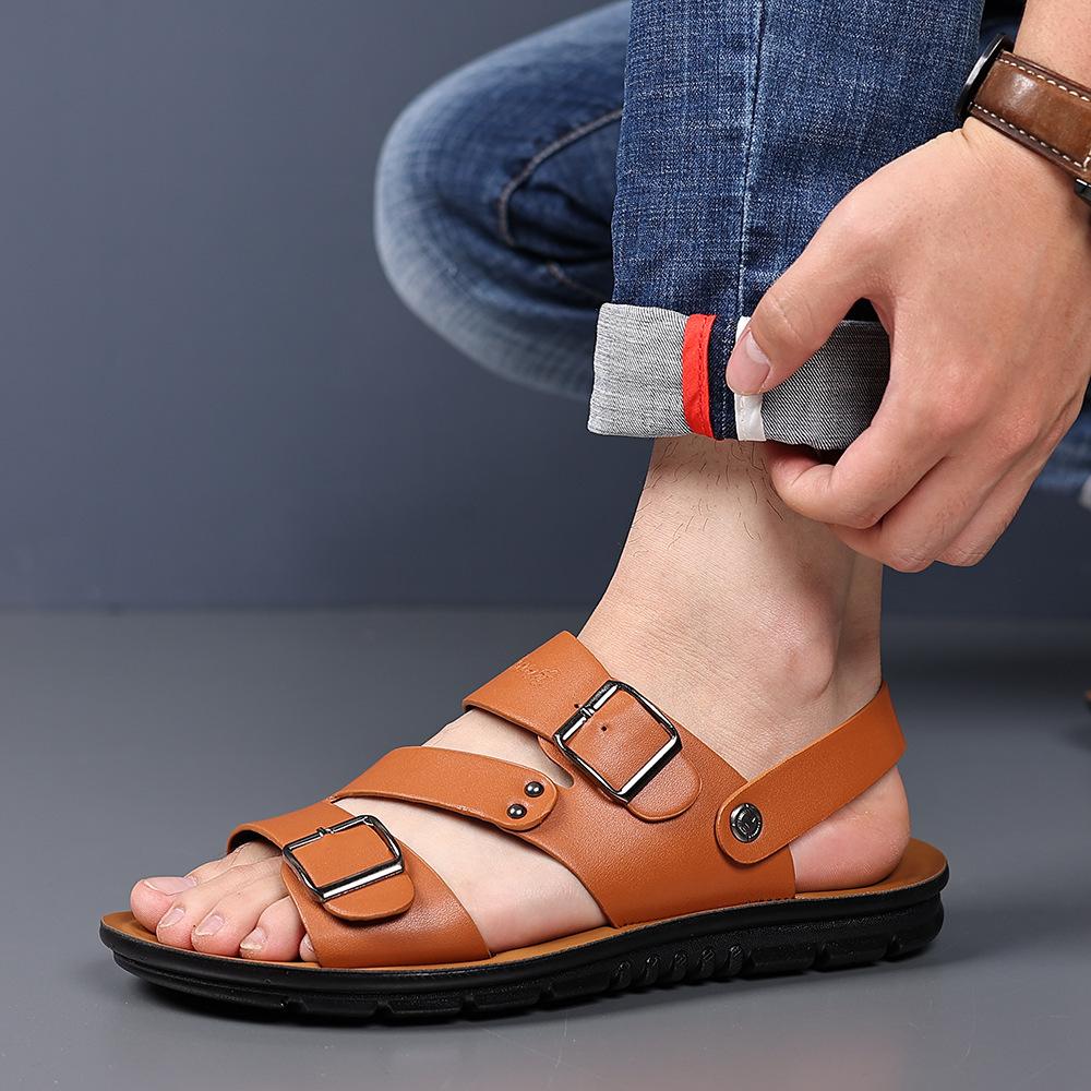 Large size 45 46 47 sandals men's new summer large size casual shoes men's sandals dual-purpose beach shoes