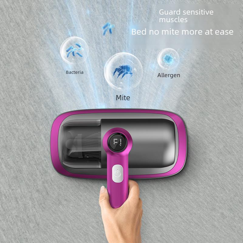 Handheld Wireless UV Sterilizer & Vacuum for Bed/Dust Removal