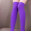 1Pair Women Sexy Over The Knee Socks Thigh High Stockings Acrylic Solid Color Thin Long Socks New for Girls
