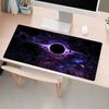 Purple Nebula Cosmic Black Hole Mouse Pad Large Gaming Mats Playmat Office Desk Accessories Carpet Rug Desk Mat Speed Mouse Pads
