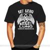 Men T Shirt LUNG Cancer Awareness Month Shirt Male Brand Teeshirt Men Summer Cotton T Shirt