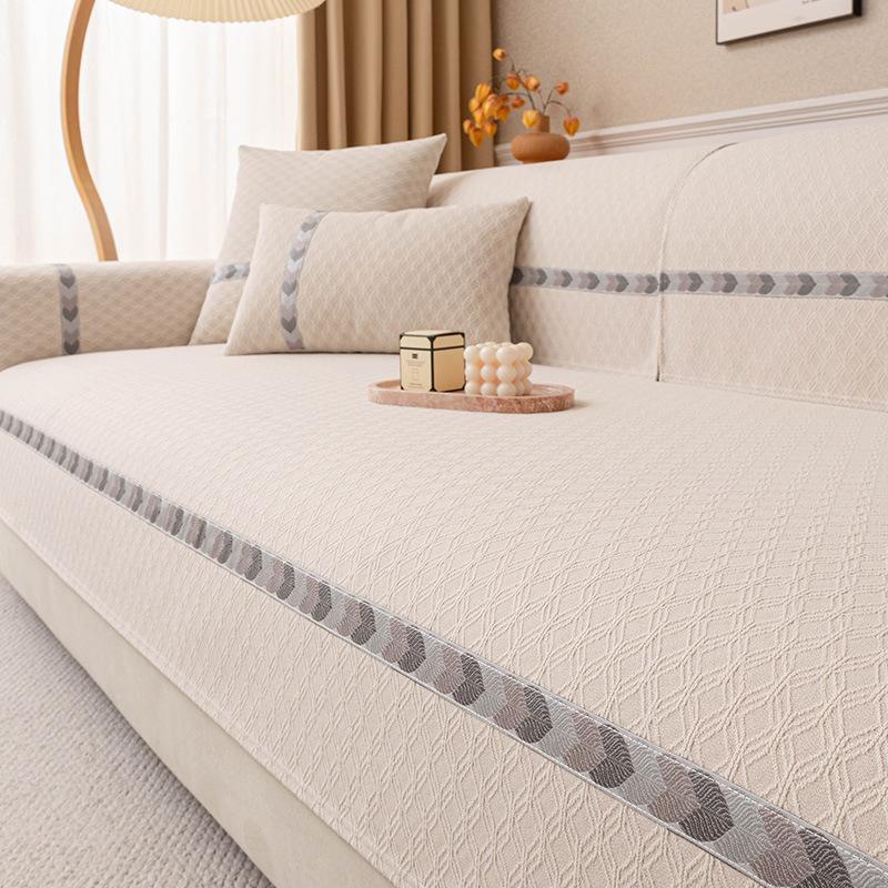 Universal Jacquard Corner Sofa Cover Wear-Resistant Full Coverage Easy Install Sofa Slipcovers Couch Cap Furniture Case