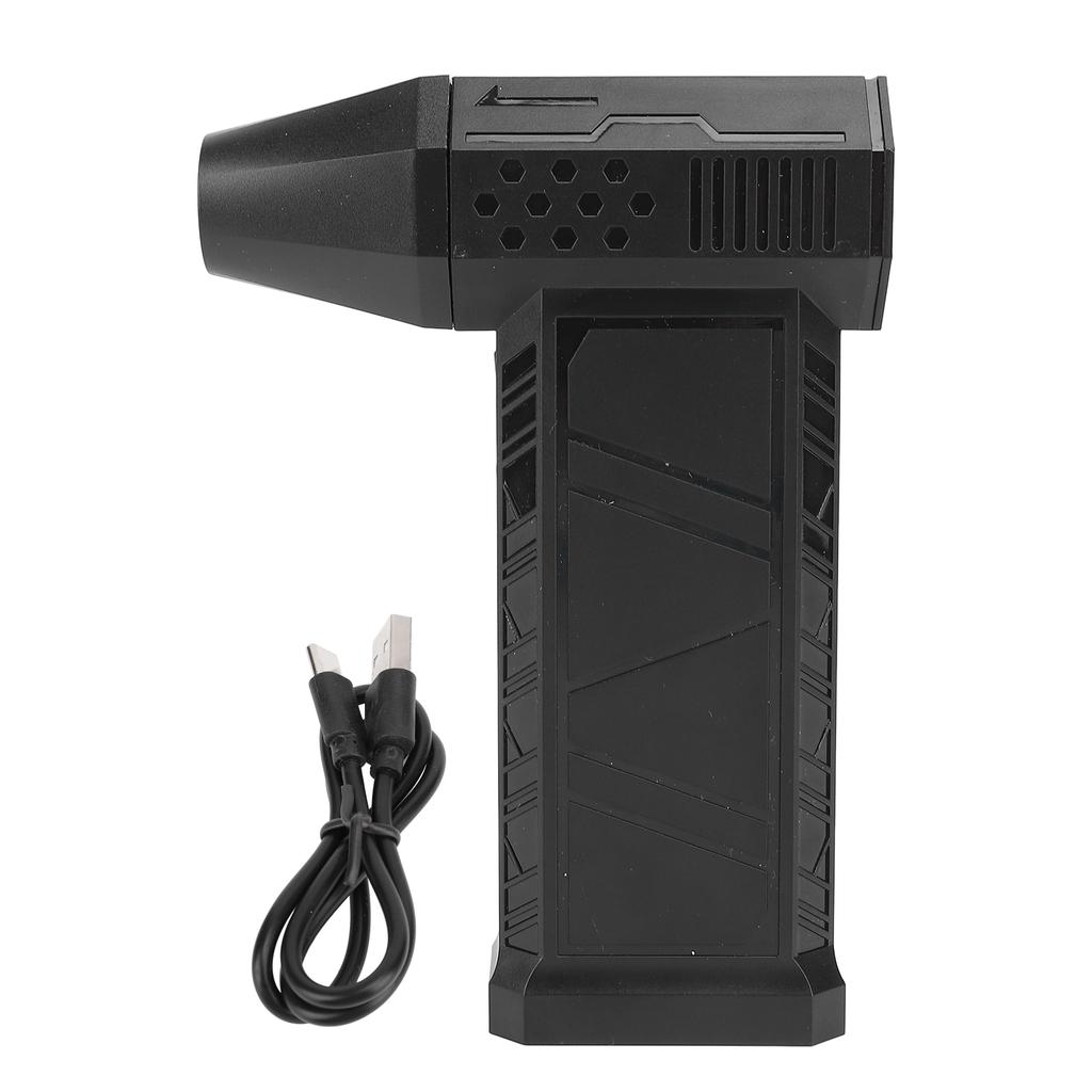 Turbofan Blower 3 Speeds Adjustment Brushless High Speed Motor 45m s Strong Airflow Portable Jet Dry Blower Black