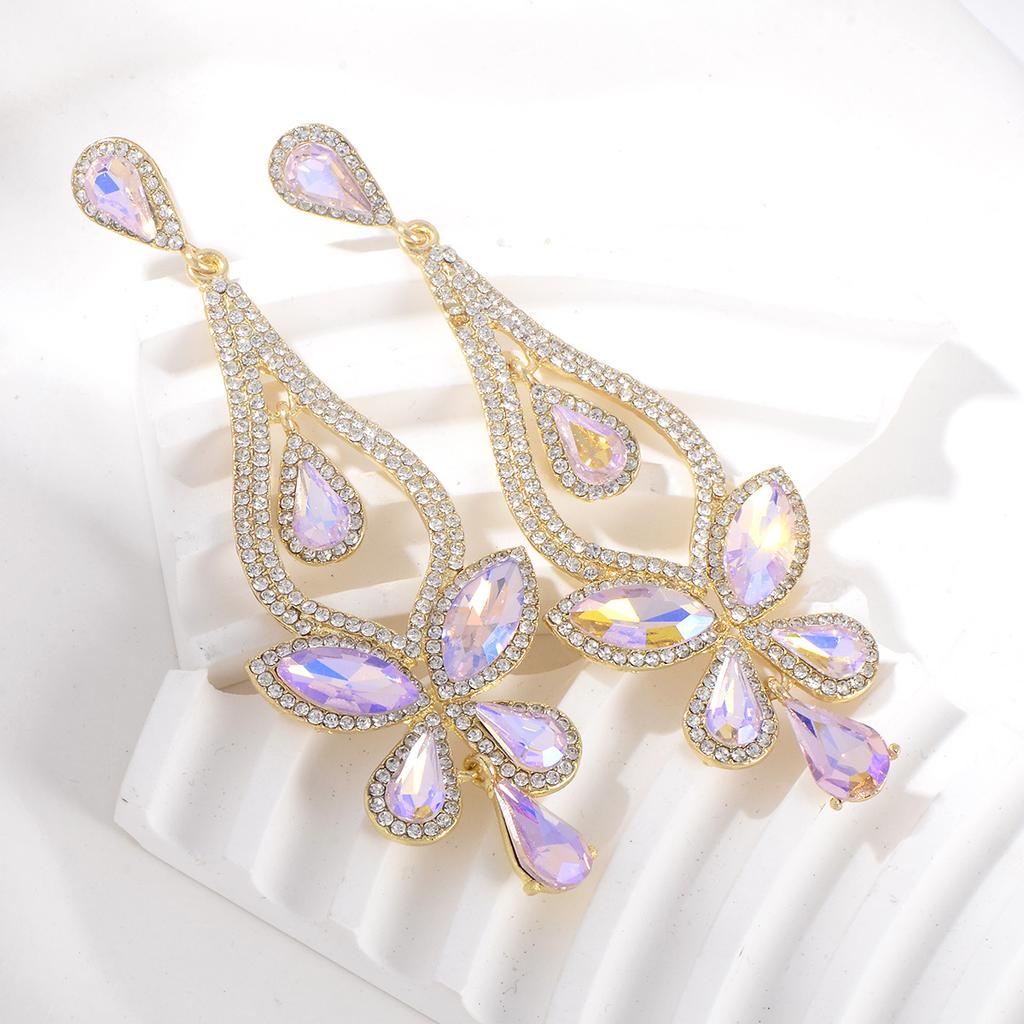 Earrings for Women Classic Water Drop Earrings Accessible Luxury Dinner Style Jewelry Exaggerated Tassel Earrings