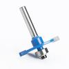 1pc 6mm 6.35mm Shank T-Sloting Biscuit Joint Slot Cutter Jointing Slotting Router Bit 4mm Height Milling Cutter Wood Working