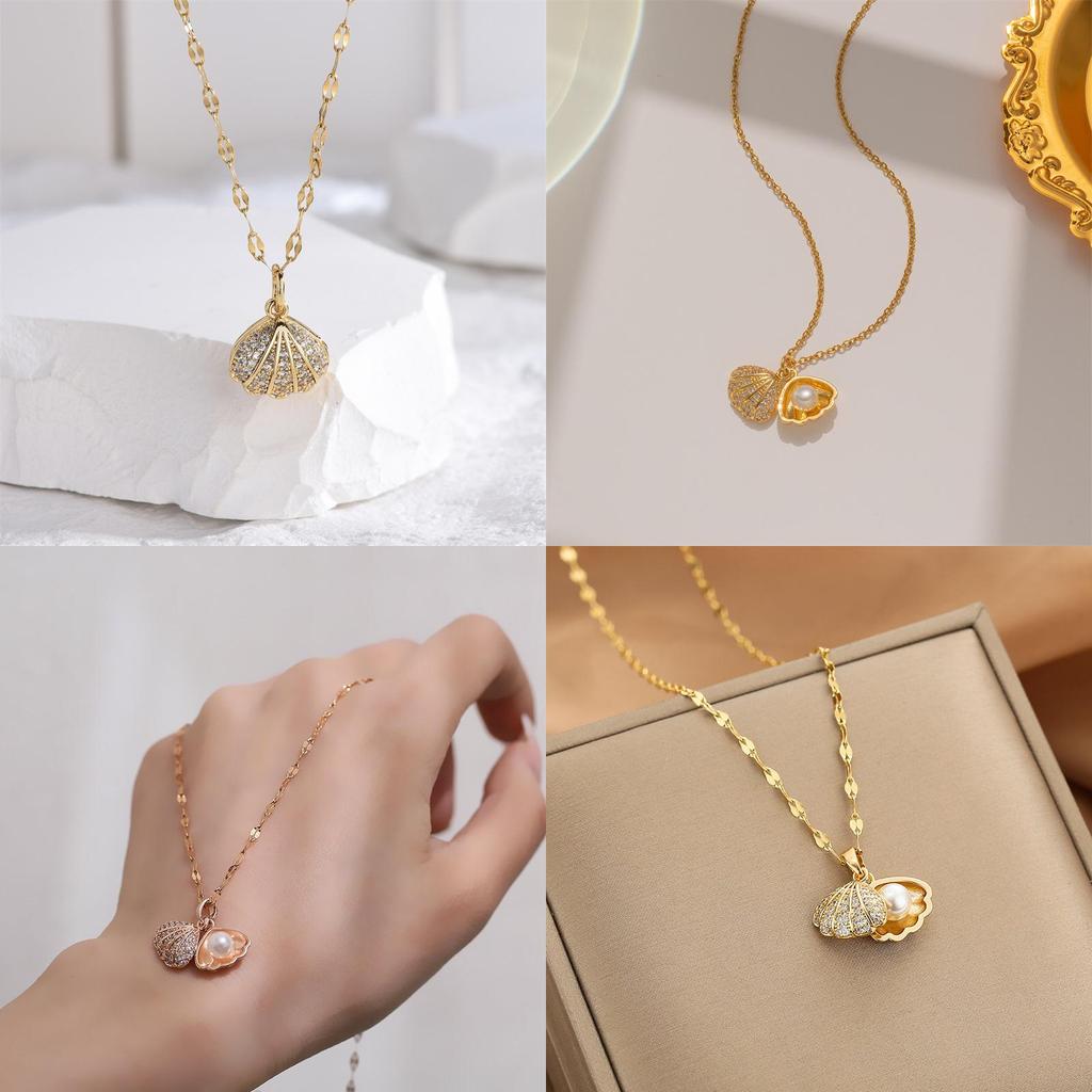 Elegant Geometric Pearl Necklace With Electroplated Alloy And Irregular Pattern For Women