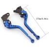 FXCNC Racing Long Adjustable Brake Clutch Levers Set Pair for fit Yamaha XT660 XT660R XT660X 2004-2013,Warrior YFM350 2002-2004,Raptor YFM660