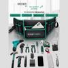 Bolsa de Cintura Multifuncional para Eletricista Floresta Verde: Portátil e Robusto para Marcenaria e Construção