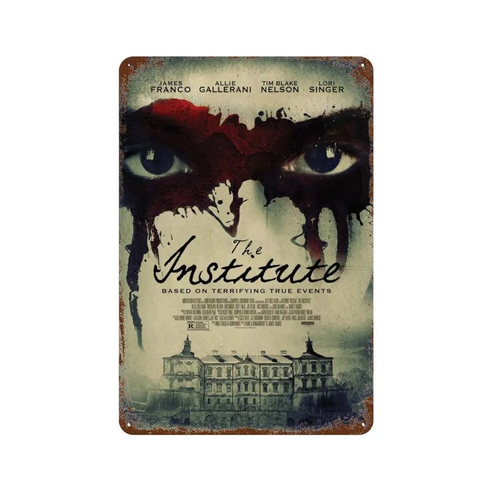 Poster Film Horror Clasic Placă Metalică Ruginită Retro Decorativă Bar Peștera Omului Garaj Club Semn Metalic Decor de Perete