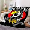 1pc Rockabilly Eagle Soft Warm Throw for Home, Office, Trave, All-Season Cozy Bedding Gift, Office Cozy Accessory 1089