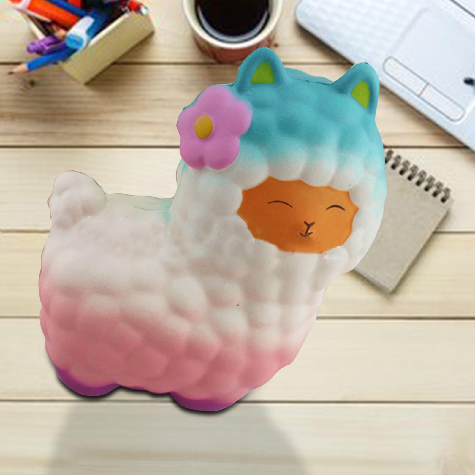 

Очаровательные ламы, альпаки, медленно растущие, с ароматом фруктов, сжимаемые игрушки для снятия стресса