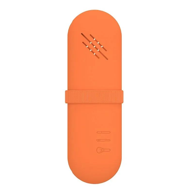 Silicone Makeup Brush Storage Bag Travel Cosmetic Brush Holder Makeup Sponge Case Organizer Pouch Beauty Make Up Tools for Women