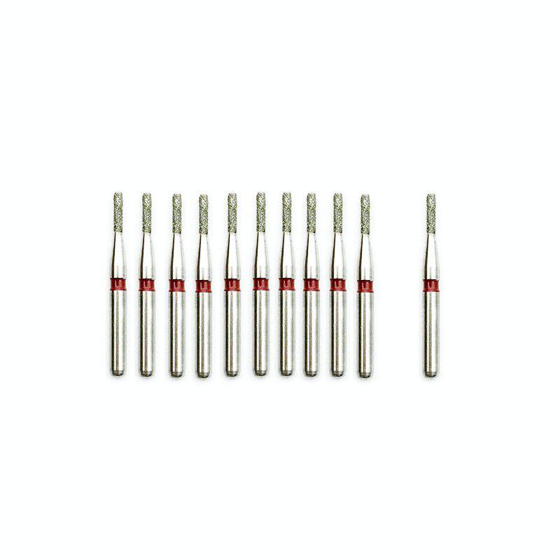 10pcs Dental Diamond Burs Drill Dia-burs Polishing Smoothing Whitening Product For High Speed Handpiece CD-58F