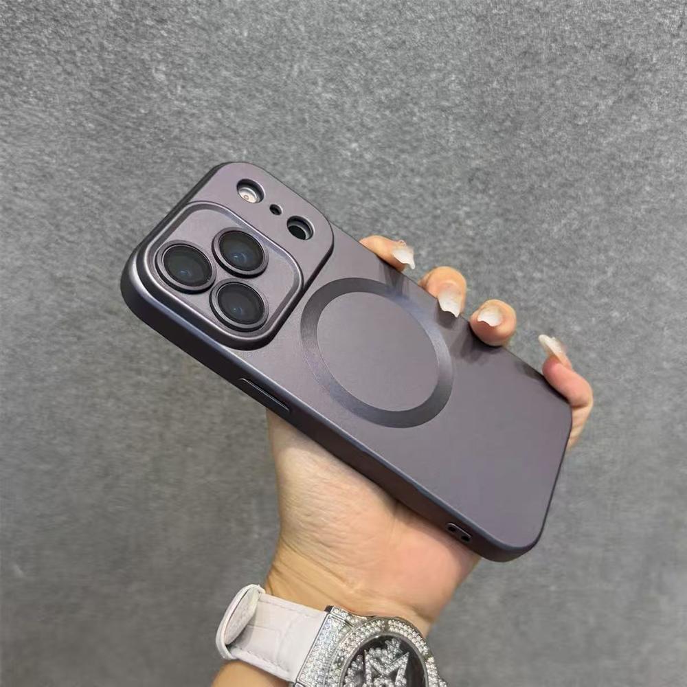 Matte For iPhone 17 16 Pro Max Case For Magsafe Magnetic Cases For iPhone 17 16 15 14 13 12 Pro Max Plus Air Soft Cover