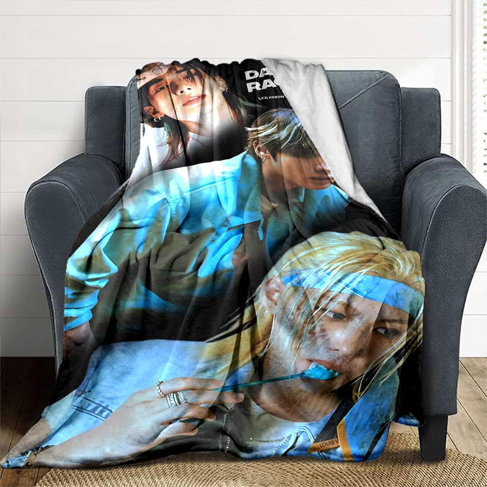 Dance Racha Live Performance Flannel Blanket Super Soft Warm Cozy Blanket for Sofa Bed Office Travel All‑Season Home Decor Gift