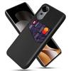 For vivo S19 Pro 5G Case Cloth Texture PU Leather Hard PC Card Slot Phone Cover