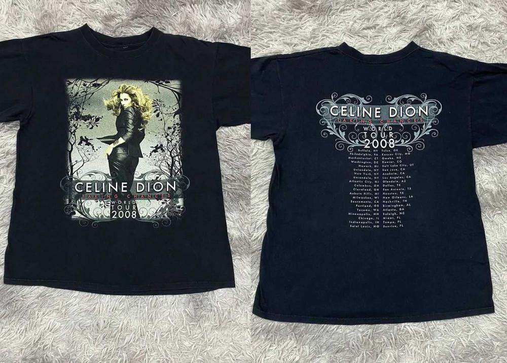 Celine Dion Taking Chances World Tour Unisex Shirt Adult Tee BL2.603 Unisex T-Shirt M
