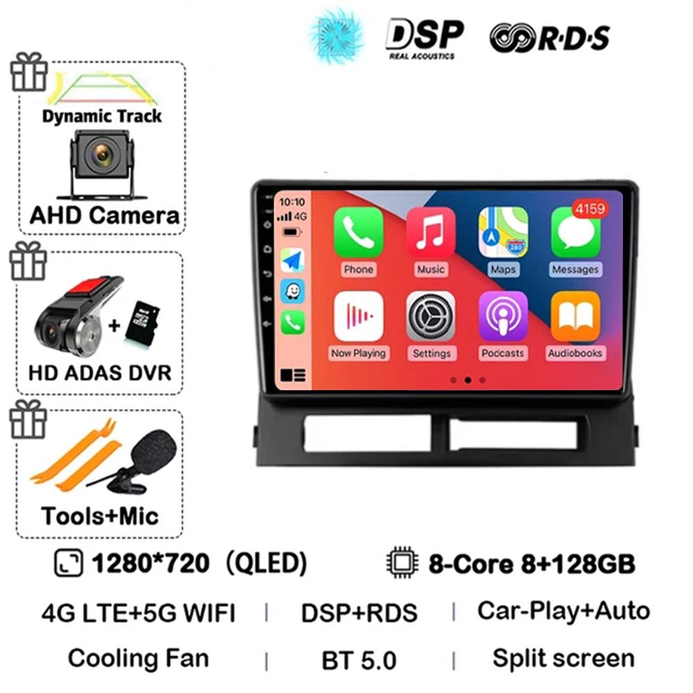Carplay For Toyota Prius XW20 II 2 2003 - 2011 Android 14 Android Auto 2DIN Autoradio Lettore Unità principale GPS Stereo Multim