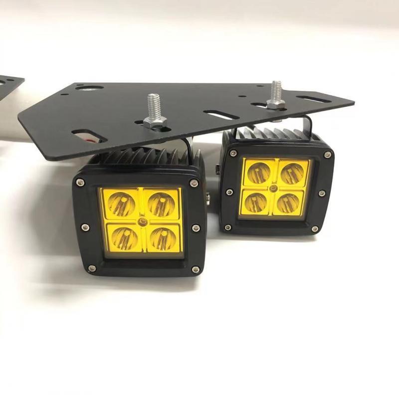 1/2x 12V/24V 12W LED Light Bar Spotlight IP67 Waterproof Driving Fog Lamps for Motorcycle Truck ATV UTV SUV Off-Road Vehicle Mod