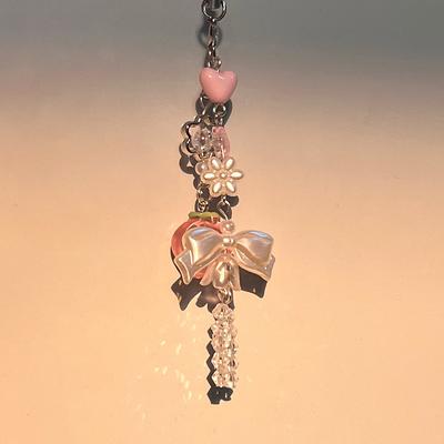 Süße süße Pfirsich Charms Anhänger Perlen für Telefon CCD Kamera Schlüsselanhänger Mädchen Y2K Schmuck Geschenk