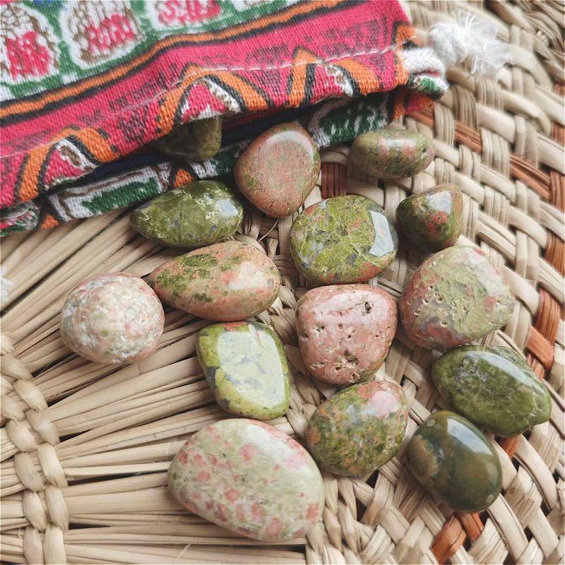 100g/pack Natural Tumbled Polished Crystal Quartz Stone Raw for Decoration Reiki Gifts Energy Therapy Size 15-20MM