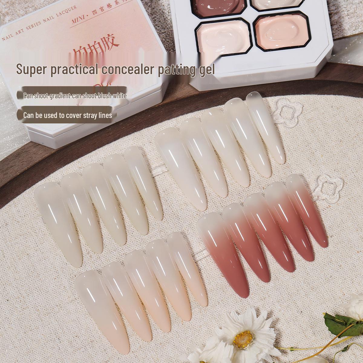 

Concealer Pat Pat Gel: Celebrity Special Blend White Gradient Nail Polish