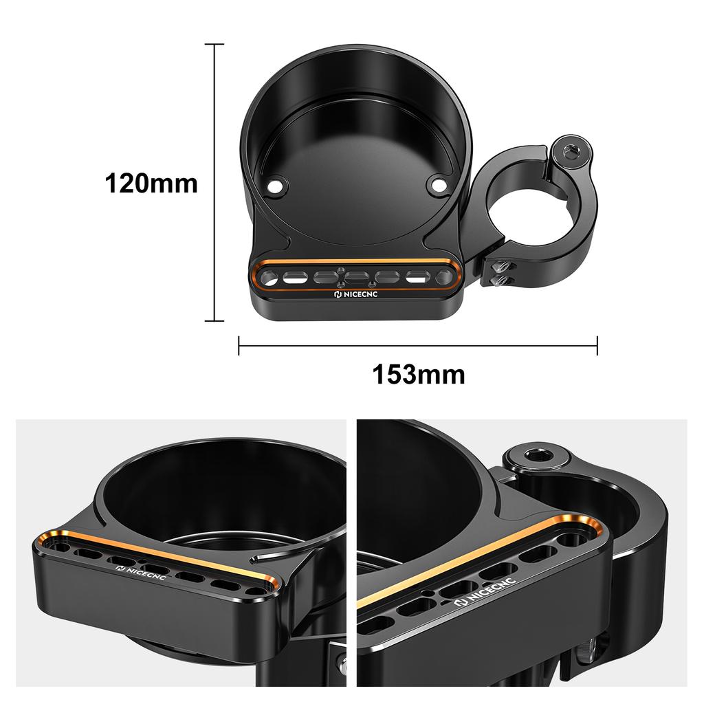 Side Speedometer Relocation Cover Instrument Mount For Harley Sportster 883 /1200 Iron 883 XL883N 1200 XL1200NS Forty Eight